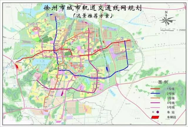 徐州地铁最新规划图4，构建现代化城市交通网络